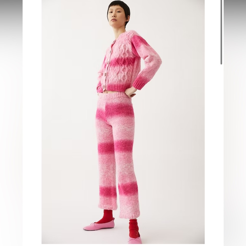 NWT Tach $214 Anto Knit Pants (pink) • msrp $214 •size XS